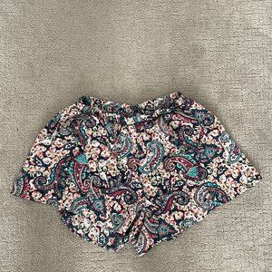 Target Bohemian Flowy Colorful Stretchy Shorts